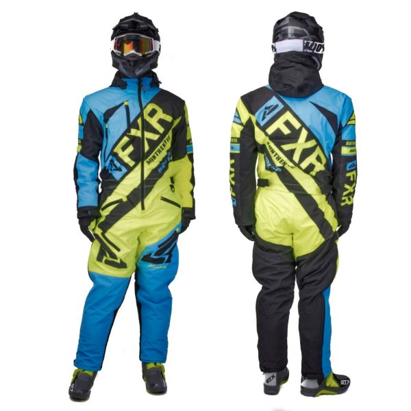 Комбинезон для снегохода FXR CX #7 sky-blue (текстиль) (XXXL)