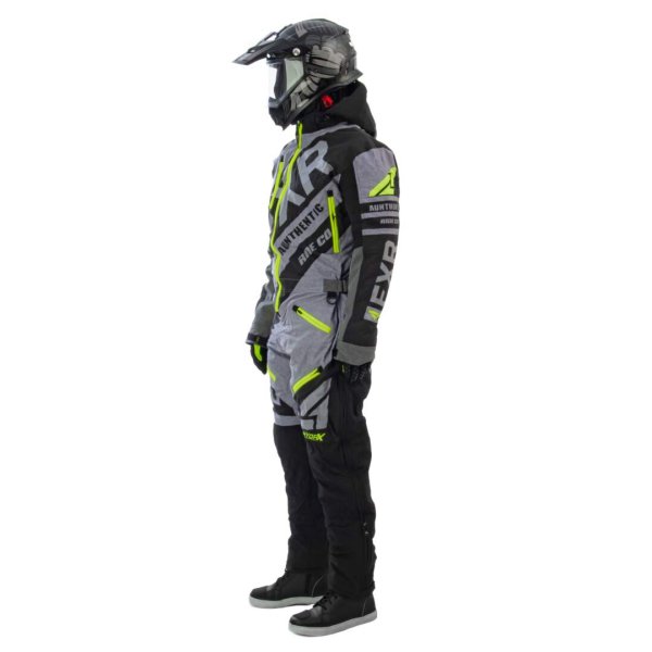 Комбинезон для снегохода FXR CX #3 gray-green (текстиль) (S)