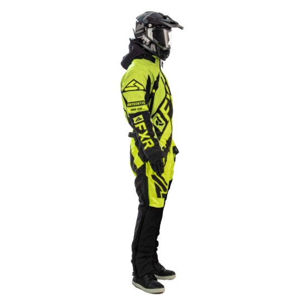 Комбинезон для снегохода FXR CX #4 gray-yellow (текстиль) (XXXL)
