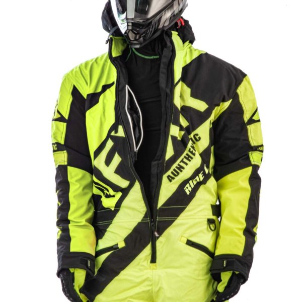 Комбинезон для снегохода FXR CX #4 gray-yellow (текстиль) (XXXL)