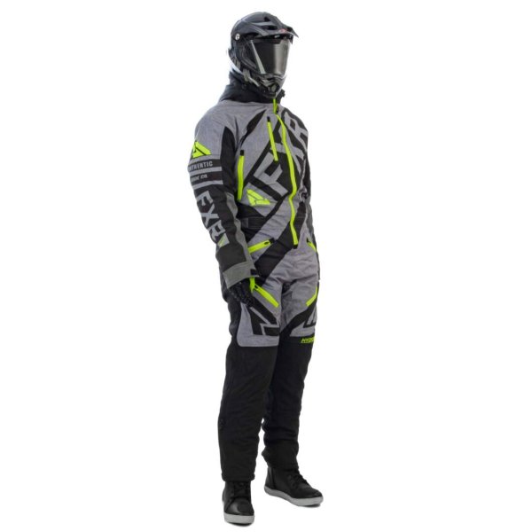 Комбинезон для снегохода FXR CX #3 gray-green (текстиль) (XXXL)