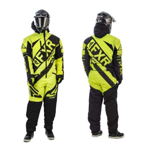 Комбинезон для снегохода FXR CX #4 gray-yellow (текстиль) (S)